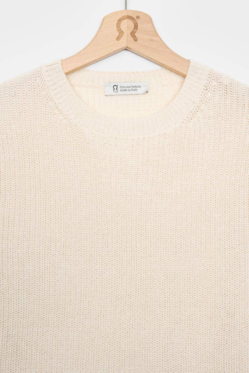 Rifò OLGA Maglia Donna Cotone Rigenerato Vendita Calda