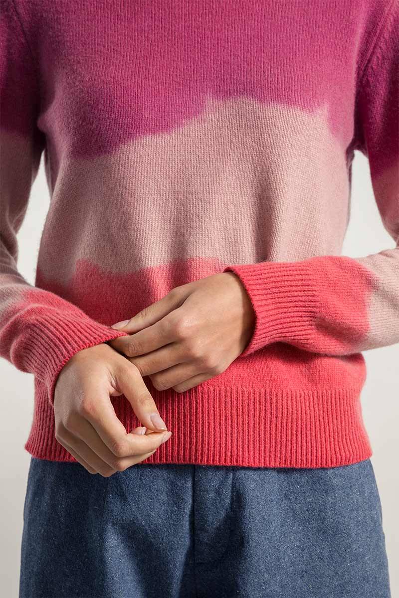Rifò FIAMMETTA Maglia Girocollo Donna Cashmere Rigenerato Nuova