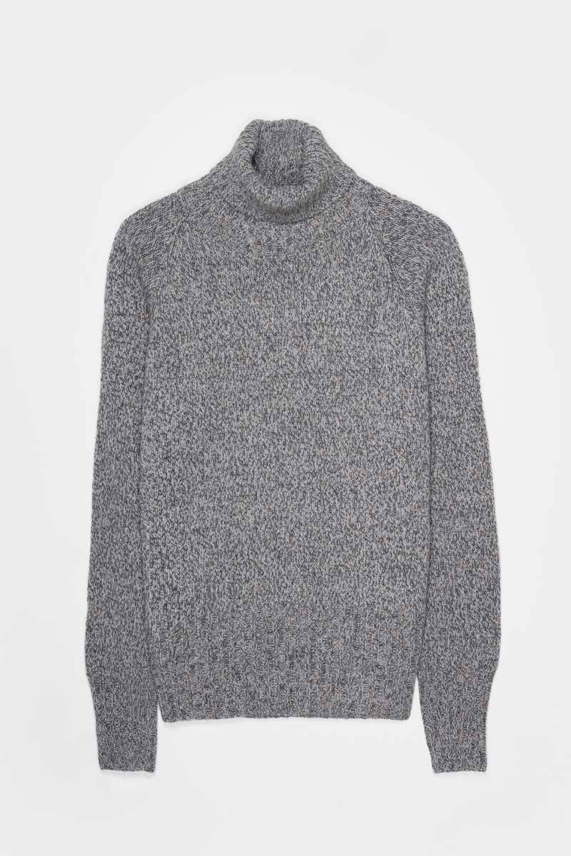Rifò SUSANNA Maglia Collo Alto Donna Cashmere Rigenerato Italy