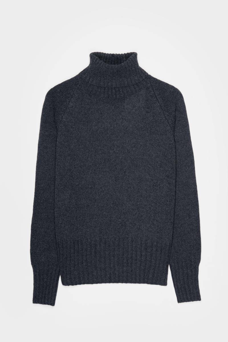 Rifò SUSANNA Maglia Collo Alto Donna Cashmere Rigenerato Italia