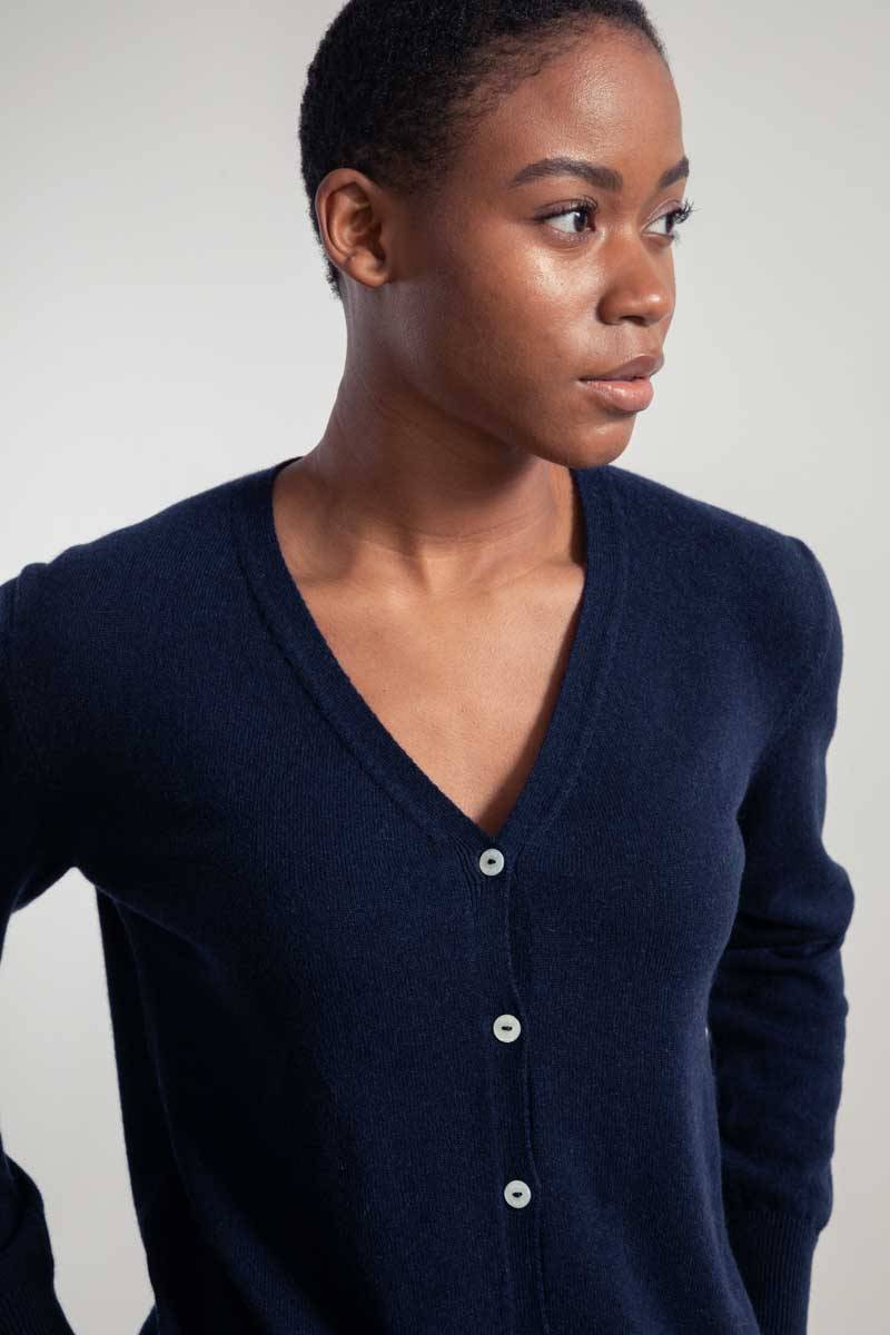 Rifò LETIZIA Cardigan Donna Light Cashmere Rigenerato In Linea