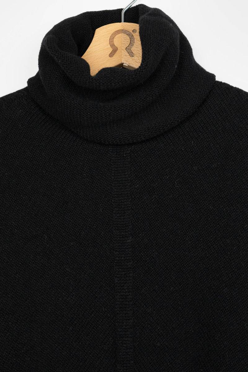 Rifò ELISABETTA Poncho Donna Cashmere Rigenerato Nuovo