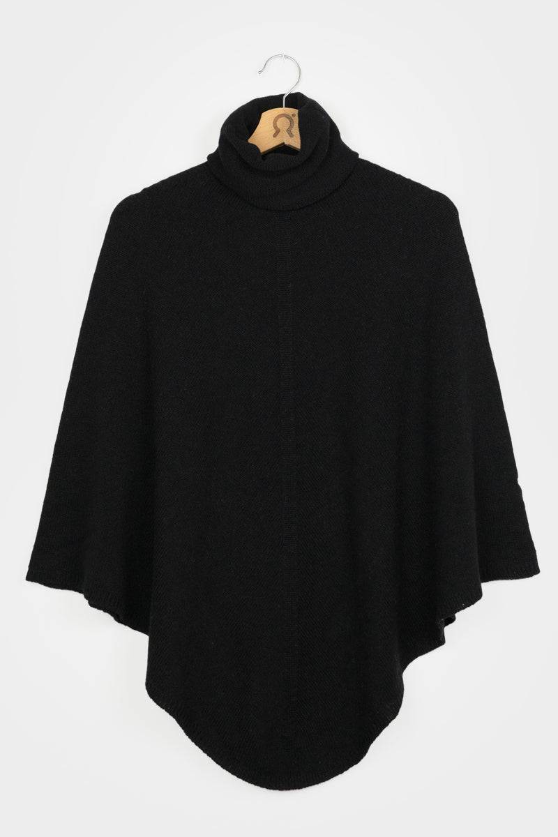 Rifò ELISABETTA Poncho Donna Cashmere Rigenerato Nuovo