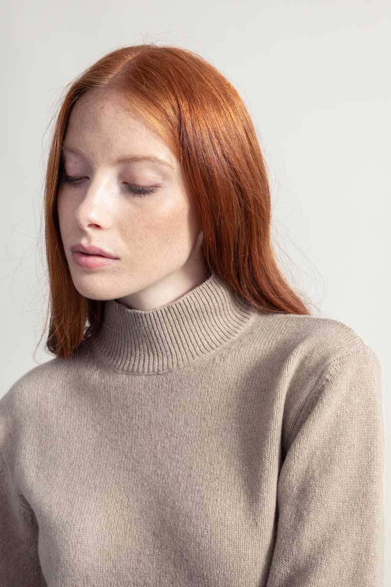 Rifò ADA Maglia Donna Cashmere Rigenerato Soddisfazione Garantita
