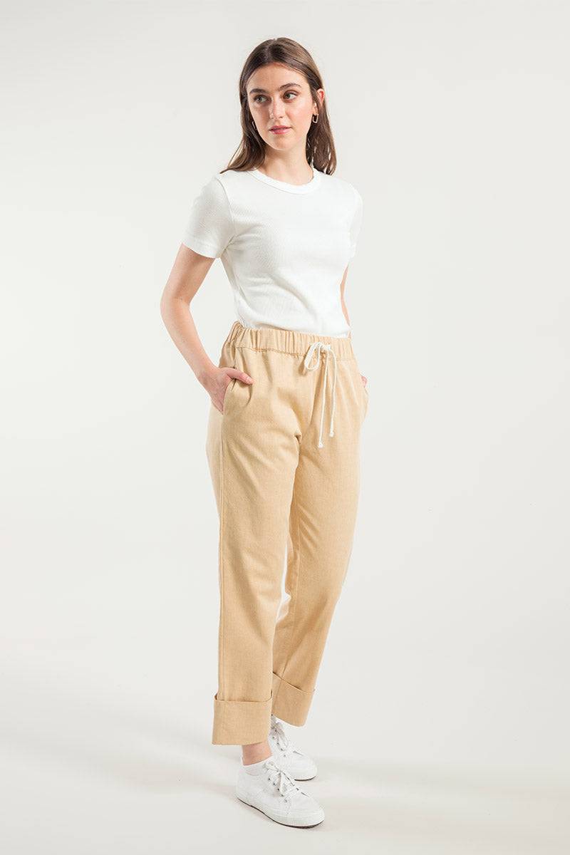 Rifò ELETTRA Pantaloni Donna Cotone Rigenerato Prezzo Ridotto