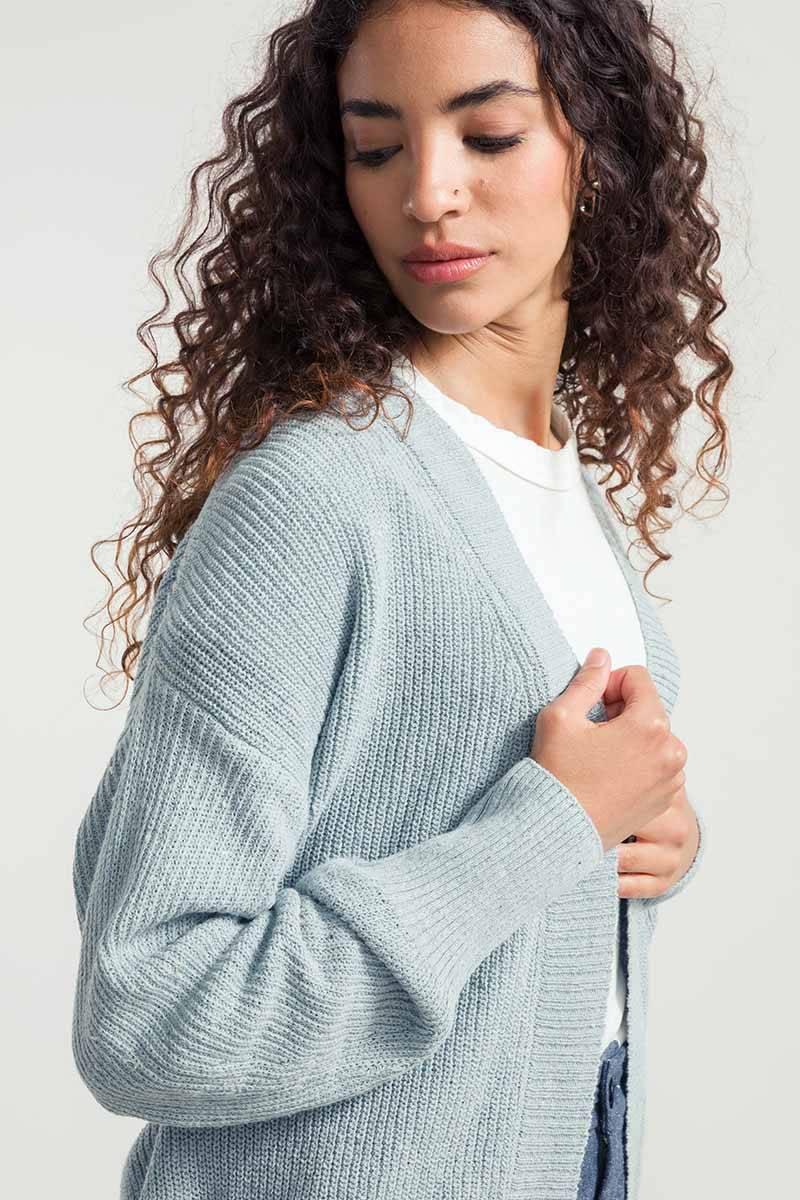 Rifò CARA Cardigan Donna Cotone Jeans Rigenerato Convenienza