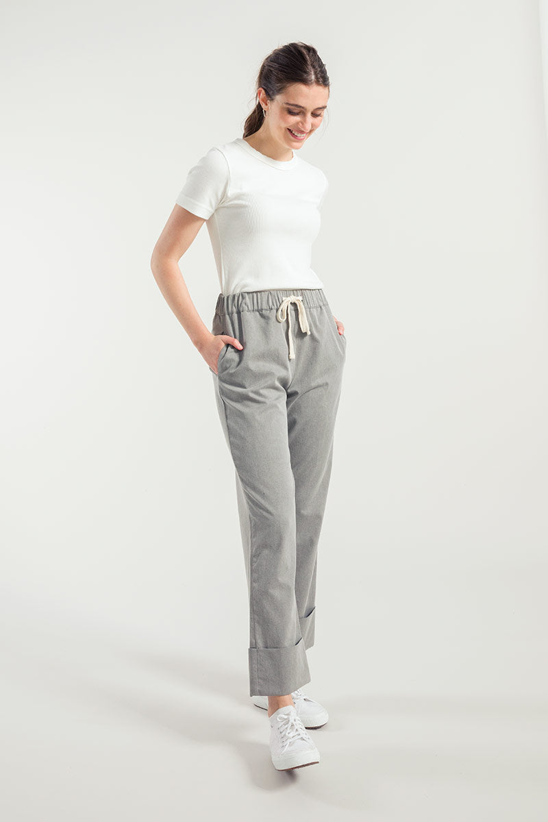 Rifò ELETTRA Pantaloni Donna Cotone Rigenerato Economico