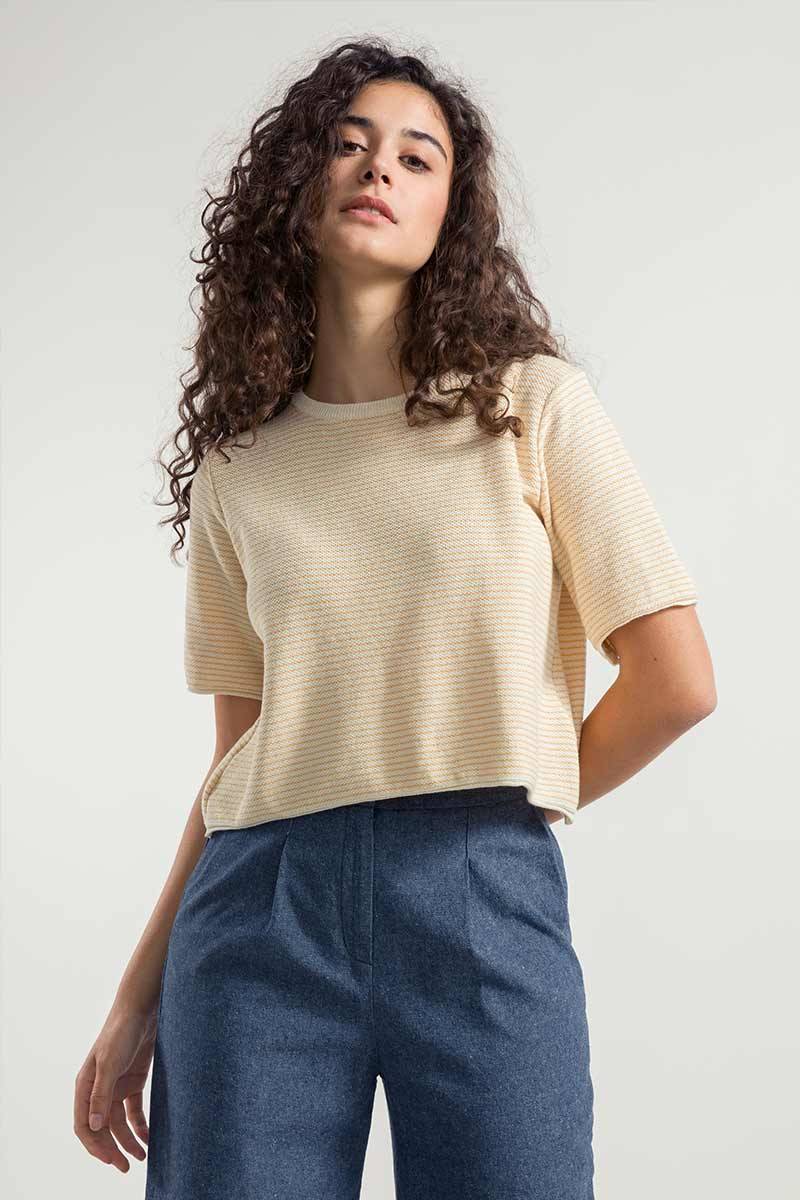 Rifò GIL Maglia Donna Cotone Rigenerato Outlet