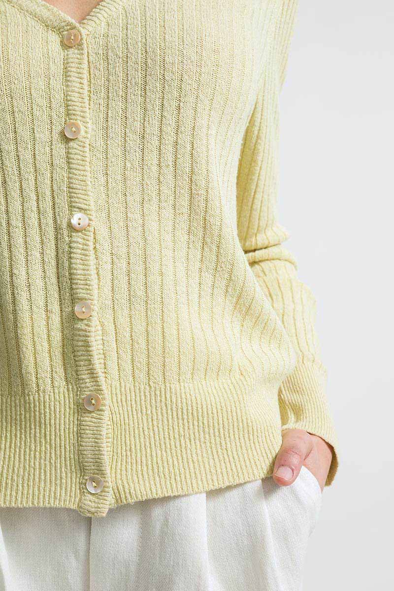 Rifò REALMA Cardigan Seta Rigenerata Tinture Naturali Offerte