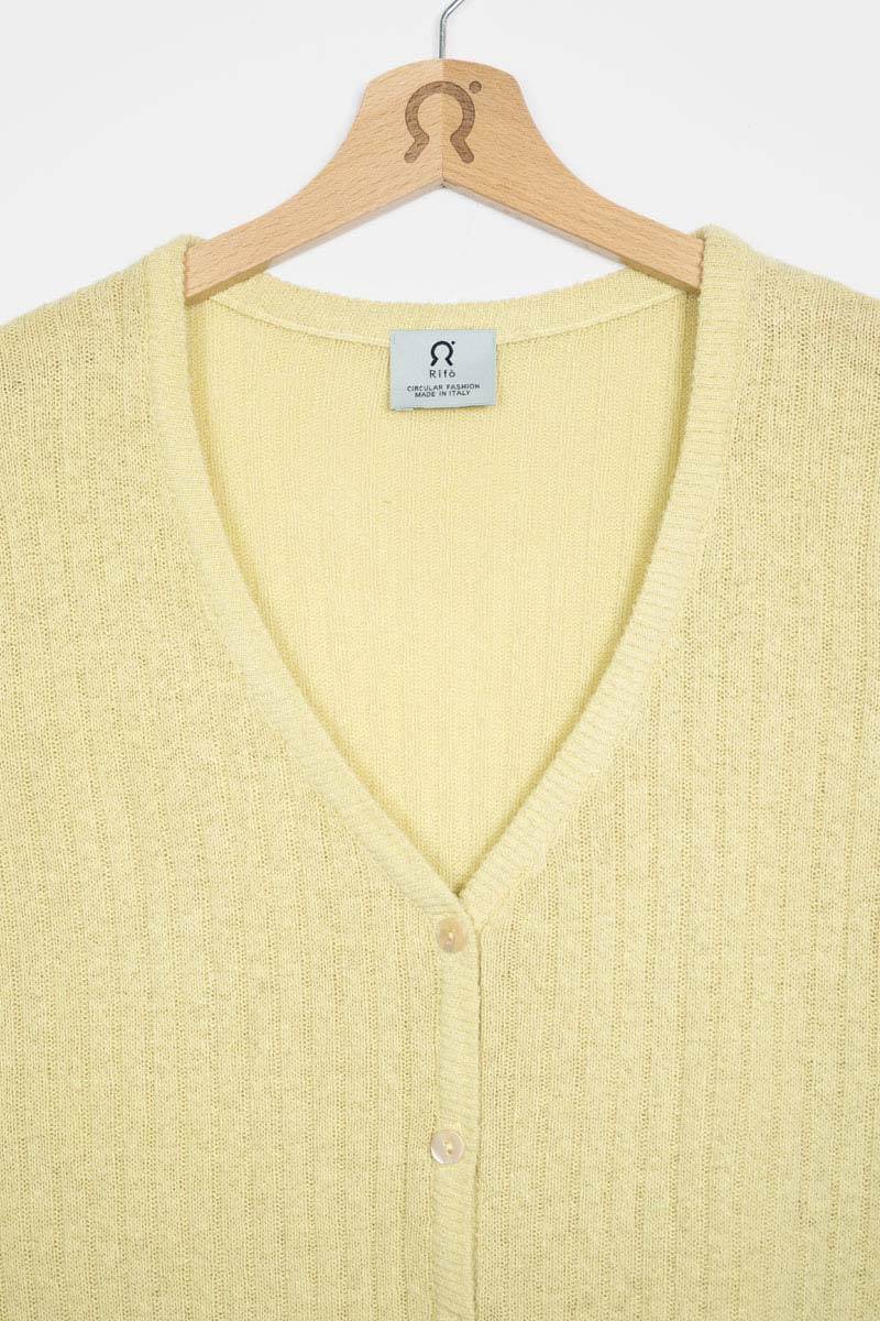 Rifò REALMA Cardigan Seta Rigenerata Tinture Naturali Offerte