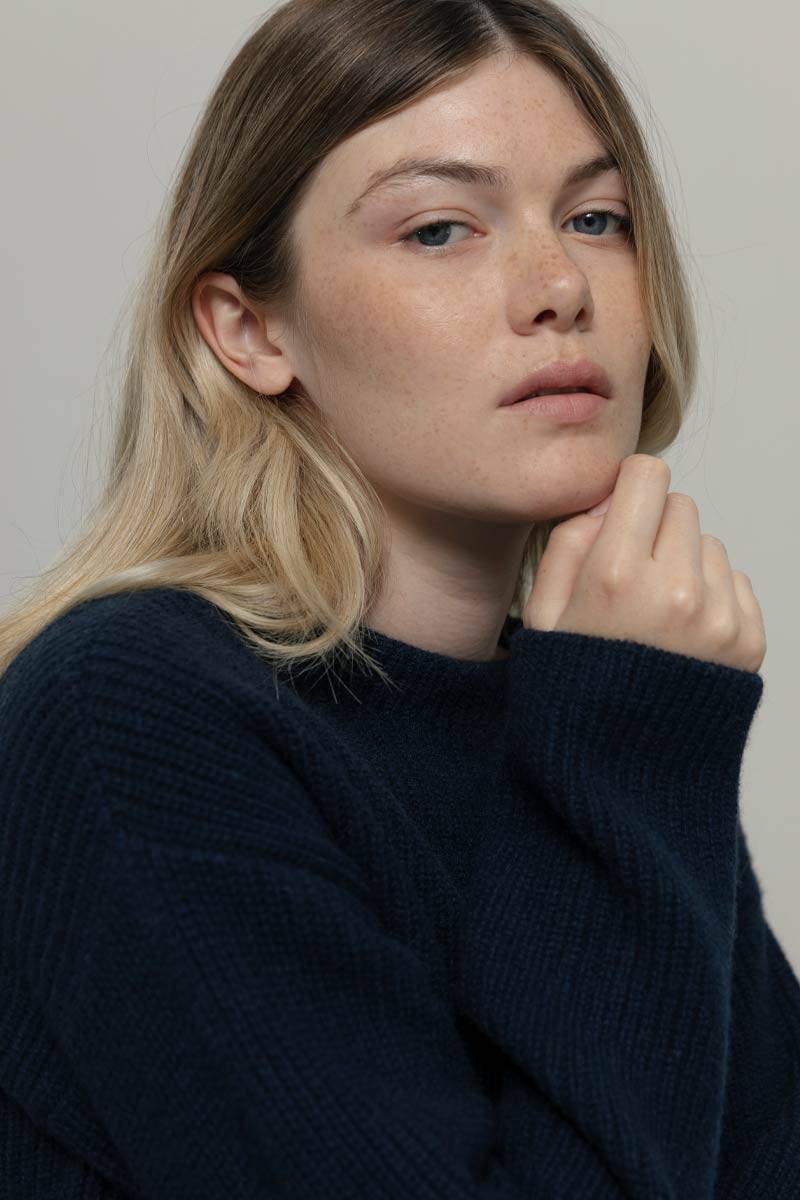 Rifò MELISSA Maglia Girocollo Donna Cashmere Rigenerato In Saldo