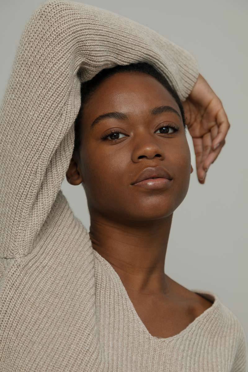 Rifò ESTER Maglia Scollo a V Donna Cashmere 2025