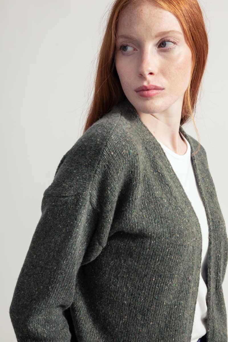 Rifò PALOMA Cardigan Donna Cashmere Rigenerato Spedizione Gratuita