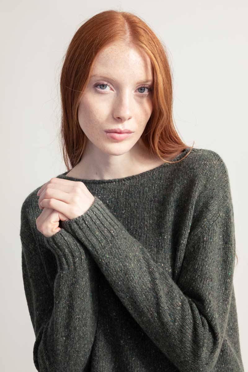 Rifò ELOISA Maglia Donna Cashmere Rigenerato Pezzi Unici