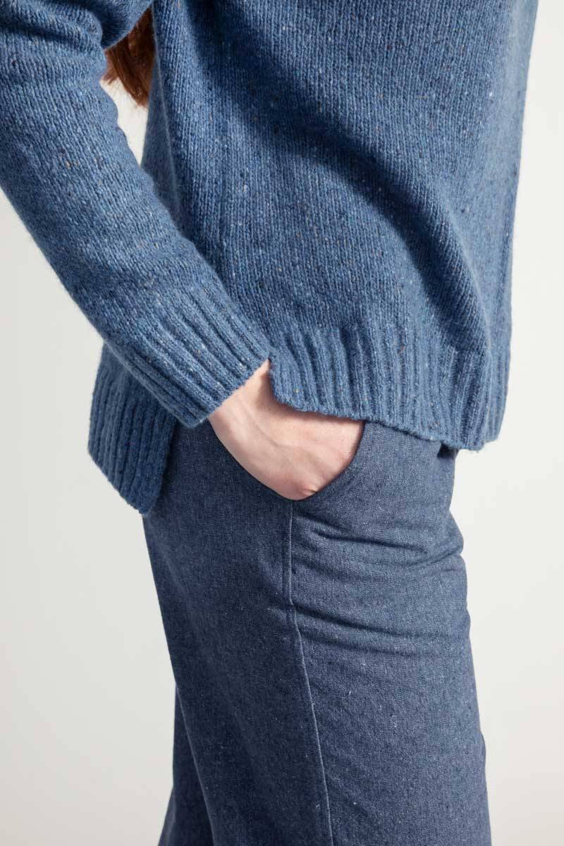 Rifò ELOISA Maglia Donna Cashmere Rigenerato Soddisfazione Garantita