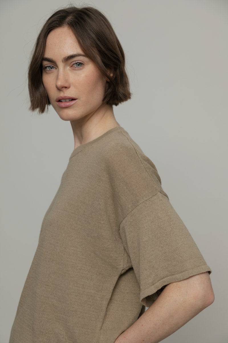 Rifò FEBE T-Shirt Lino Riciclato Donna Promozione Limitata