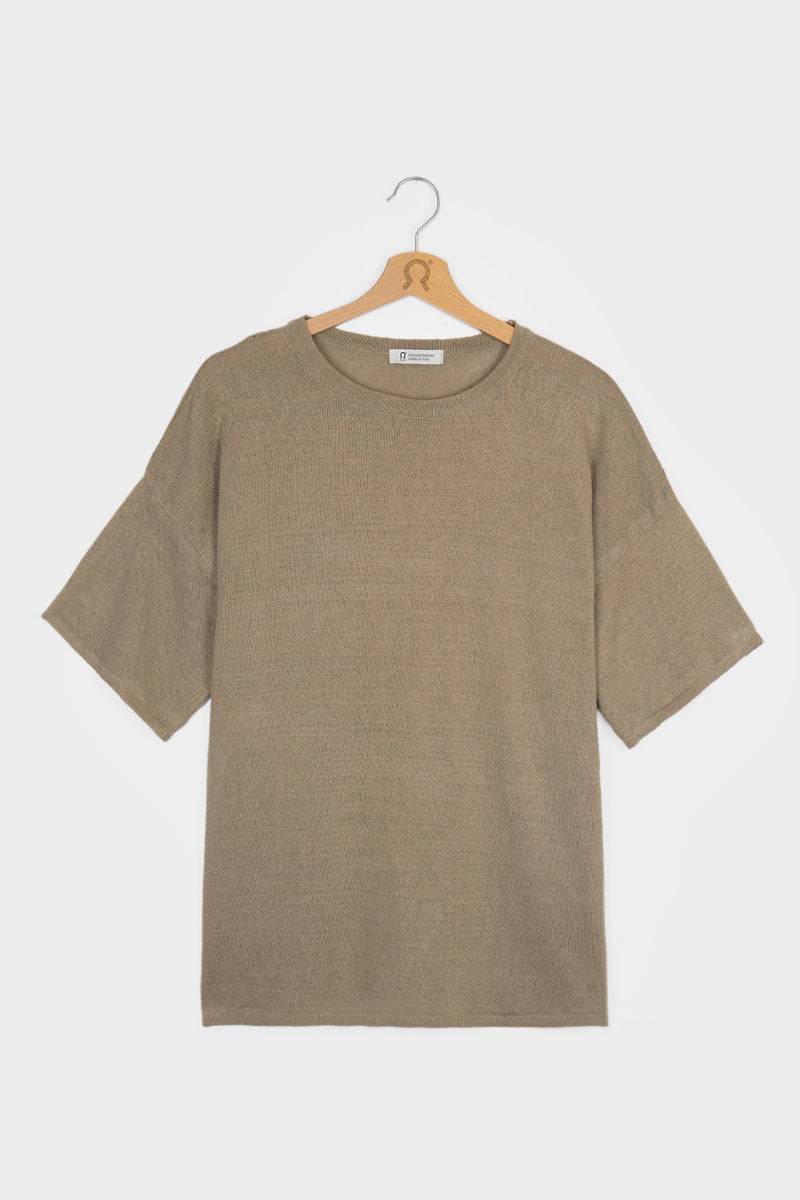 Rifò FEBE T-Shirt Lino Riciclato Donna Promozione Limitata