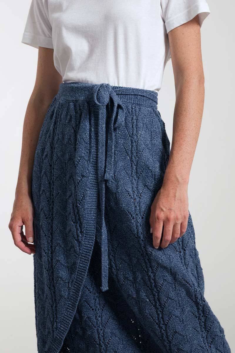 Rifò LAUREN Gonna Donna Cotone Jeans Rigenerato Saldi