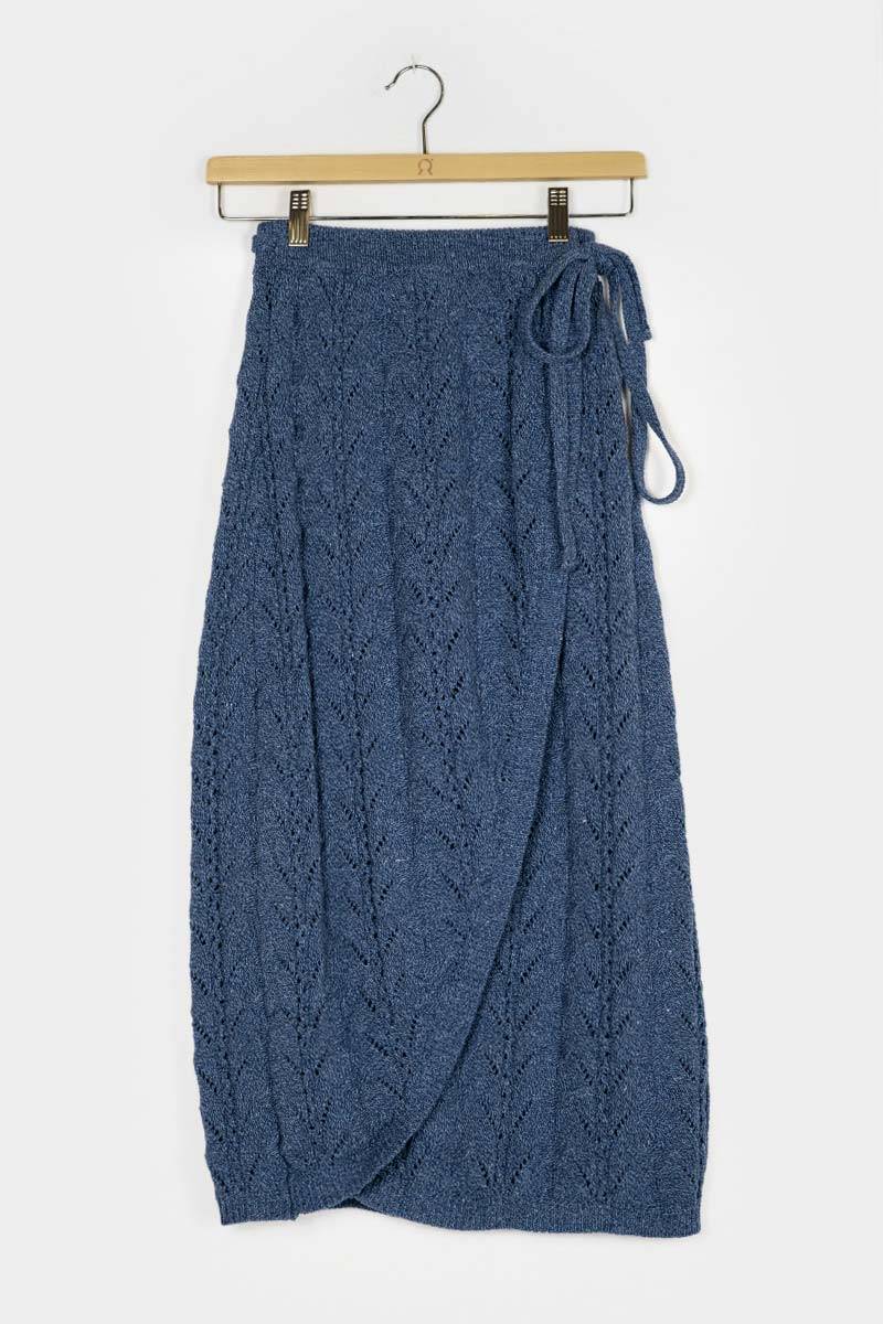 Rifò LAUREN Gonna Donna Cotone Jeans Rigenerato Saldi