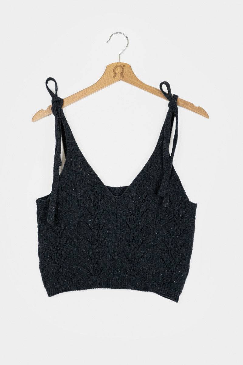 Rifò RENÉ Top Donna Cotone Jeans Rigenerato Nuova
