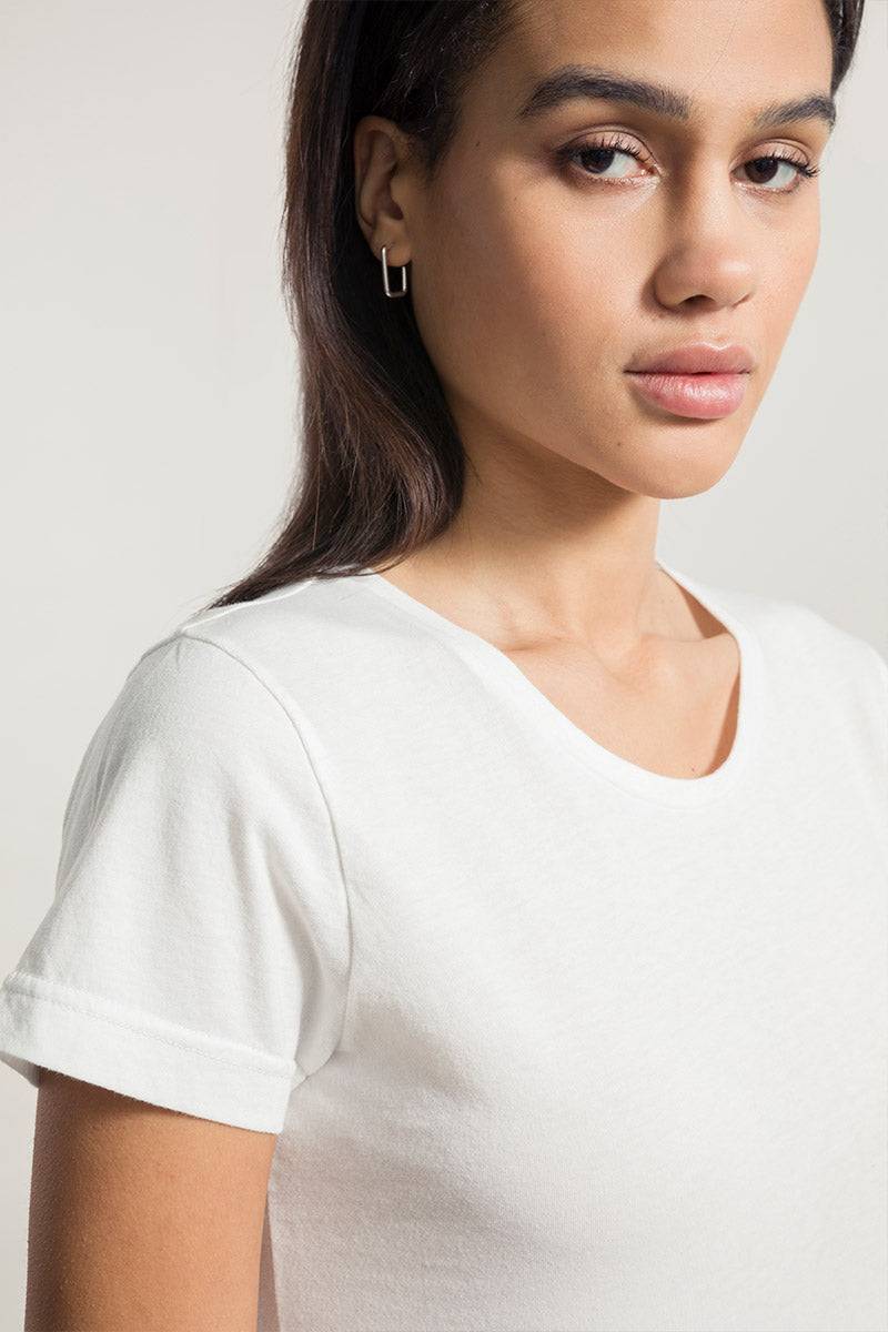 Rifò FRANCA T-shirt Donna Cotone Rigenerato Italia