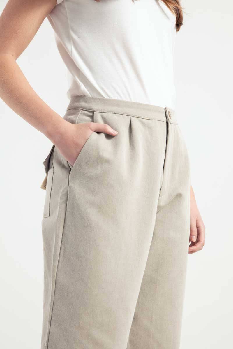Rifò NOVILIA Pantaloni Donna Cotone Rigenerato Promozione