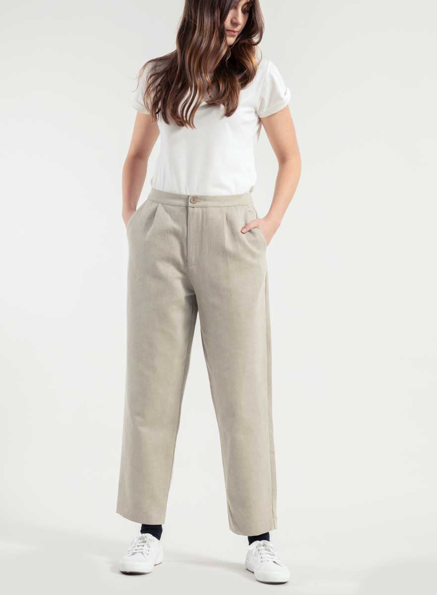 Rifò NOVILIA Pantaloni Donna Cotone Rigenerato Promozione