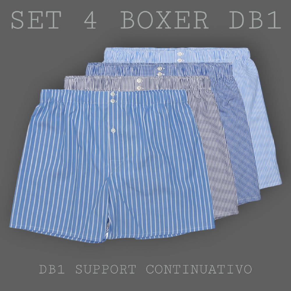 Roberto Ricetti SET "BLUE" - BOXER SUPPORT DB1 - SIZE 56