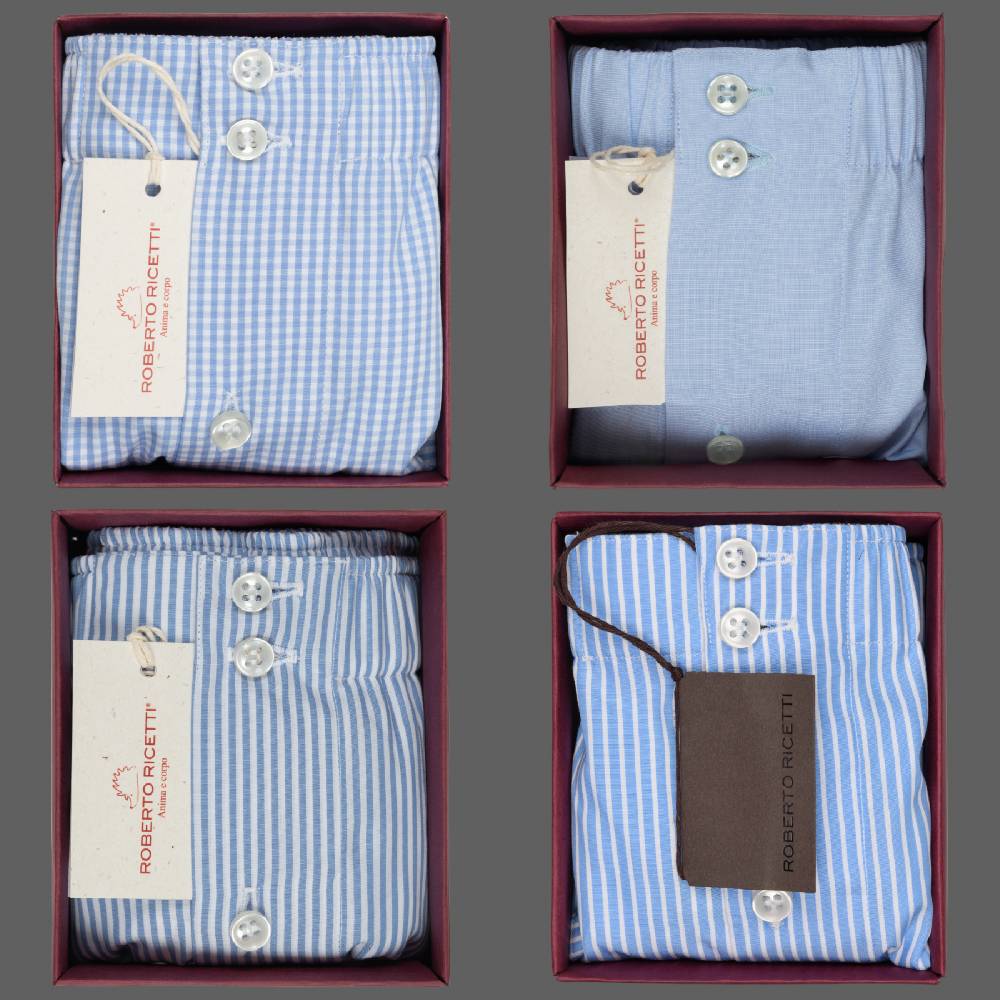 Roberto Ricetti SET "AZZURRO" - BOXER SUPPORT DB1 - SIZE 52 I Più Venduti