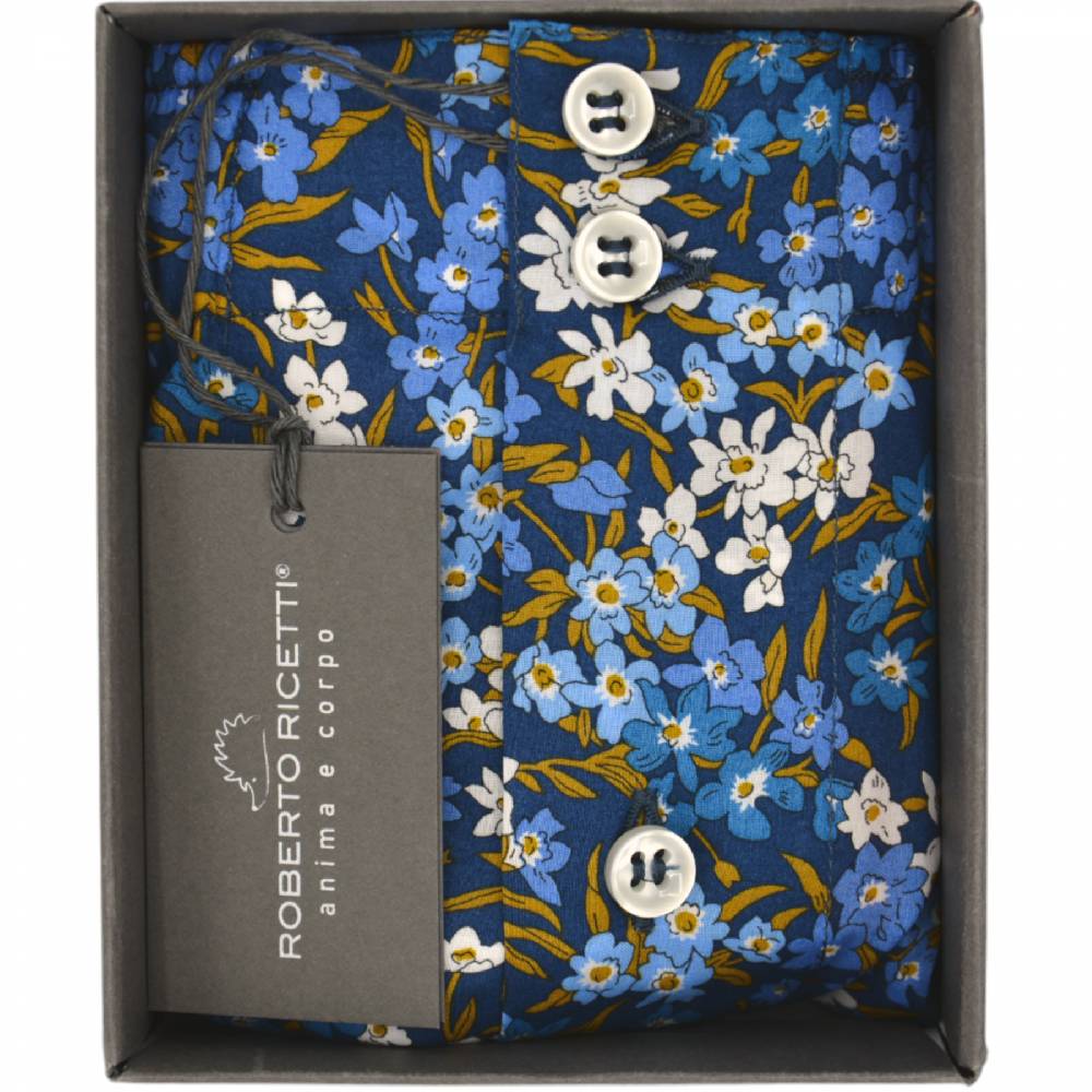 Roberto Ricetti BOXER DB1 SUPPORT - LIBERTY FIORI BIANCHI Vendita Economica
