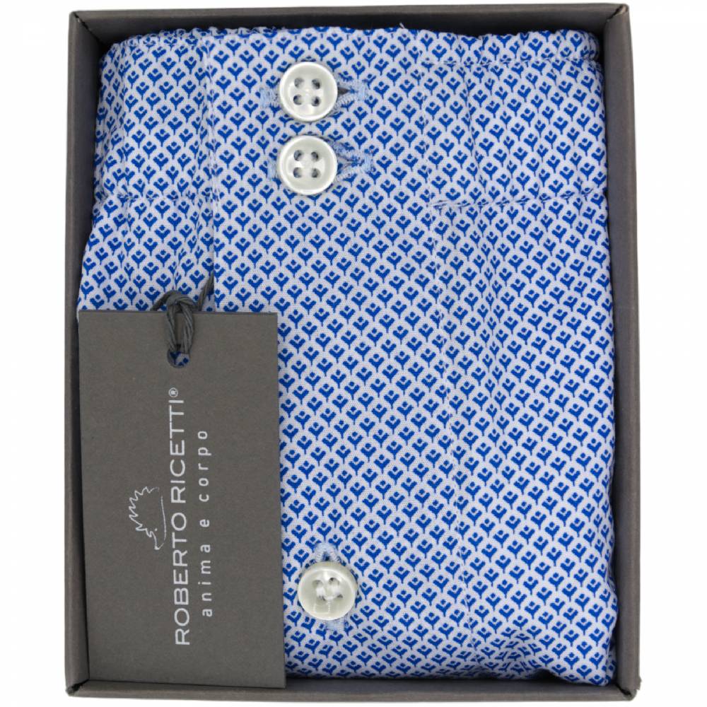 Roberto Ricetti BOXER DB1 SUPPORT - GEOMETRICO BLU Fino Al -60%