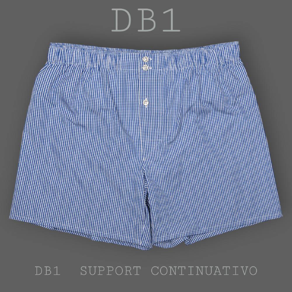Roberto Ricetti BOXER DB1 SUPPORT - BASIC - CONTINUATIVO - VICHY BLU