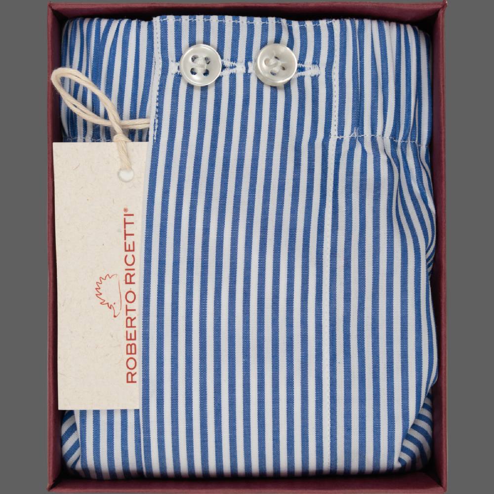Roberto Ricetti BOXER UOMO CLASSIC - BASIC - CONTINUATIVO - RIGA BLU 2025