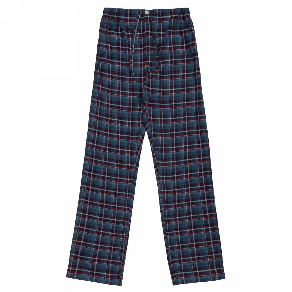 Roberto Ricetti FELPA GIROCOLLO BLU - PANTALONE SCOZZESE ROSSO/BLU Affare Del Giorno