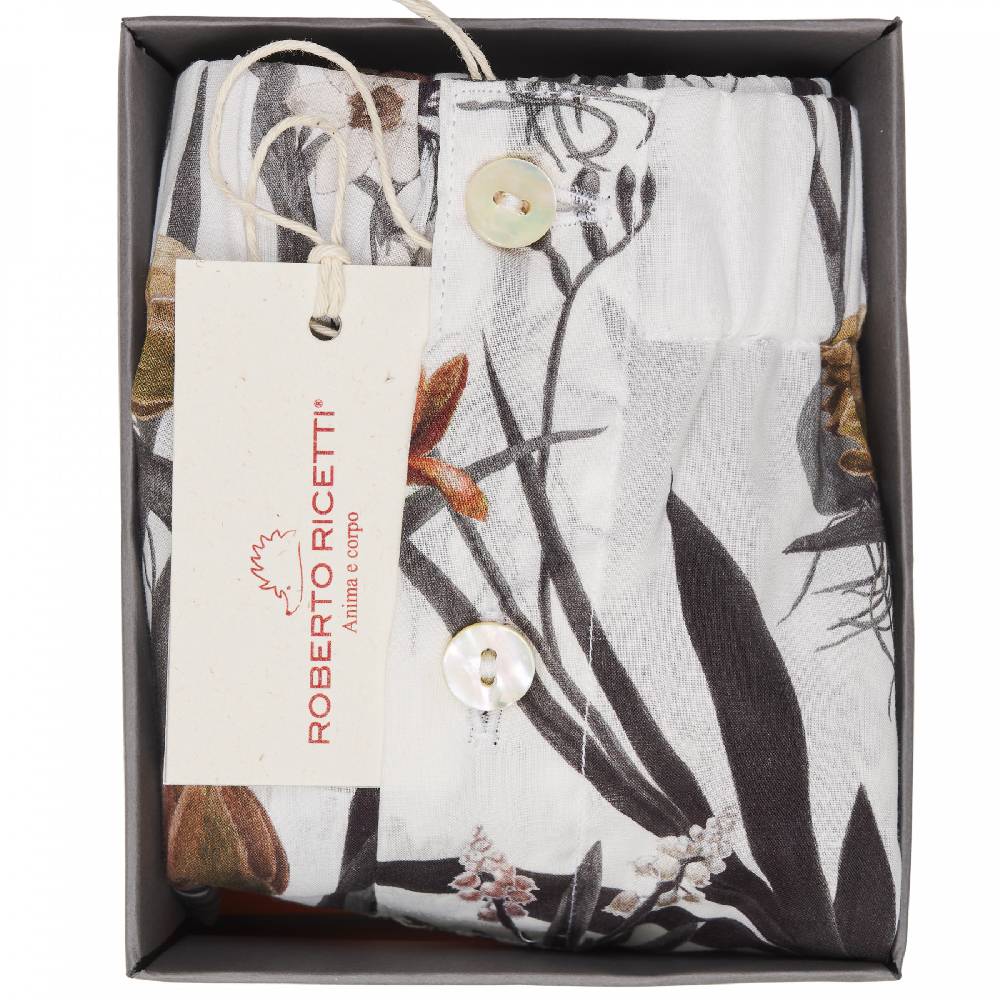 Roberto Ricetti BOXER COULOTTE DONNA - FIORI Qualità