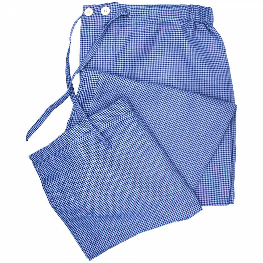 Roberto Ricetti PIGIAMA VENEZIA LUNGO - PIED DE POULE AZZURRO BLU Prezzo Ridotto