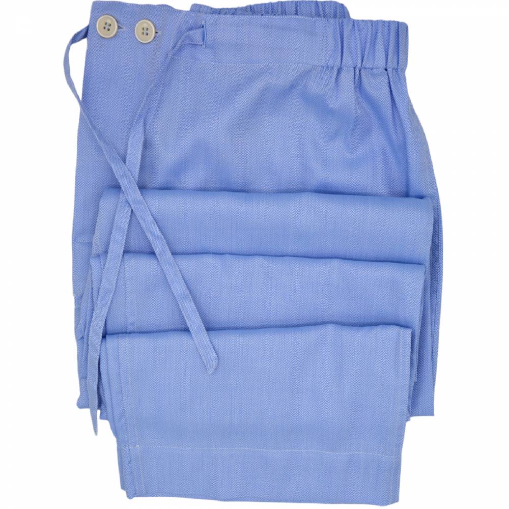 Roberto Ricetti PIGIAMA VENEZIA - CHEVRON AZZURRO - PROFILO MELANZANA Fino Al -60%