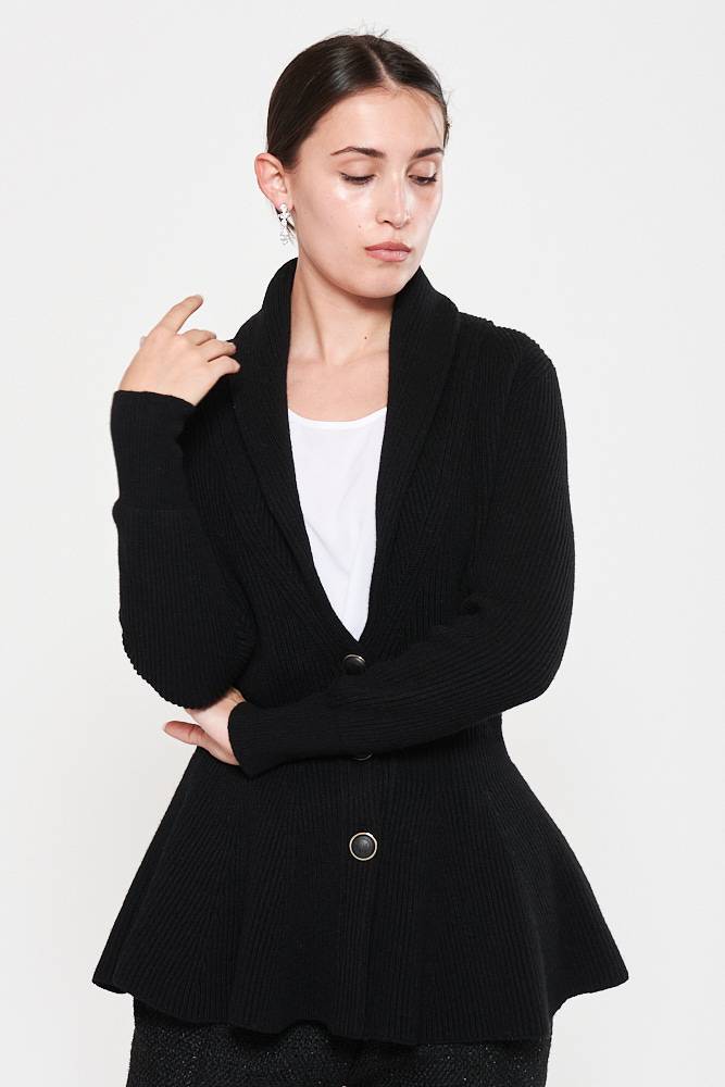 Rrocco Ragni Cardigan con volant Outlet