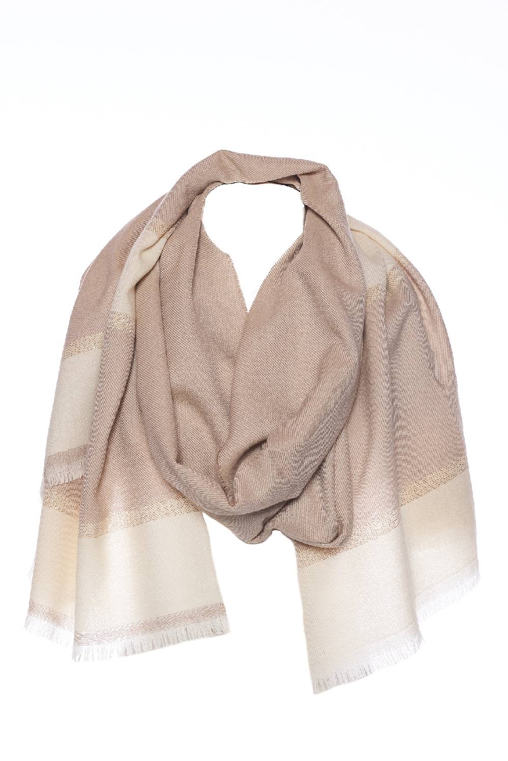 Rrocco Ragni Sciarpa bicolore con lurex Vendita Economica
