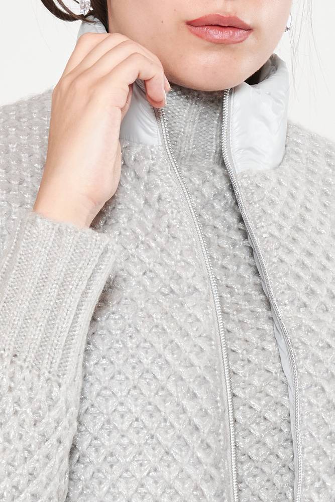 Rrocco Ragni Gilet in lurex imbottito In Linea