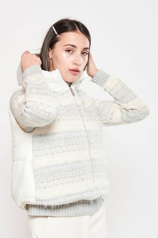 Rrocco Ragni Gilet jacquard imbottito Qualità