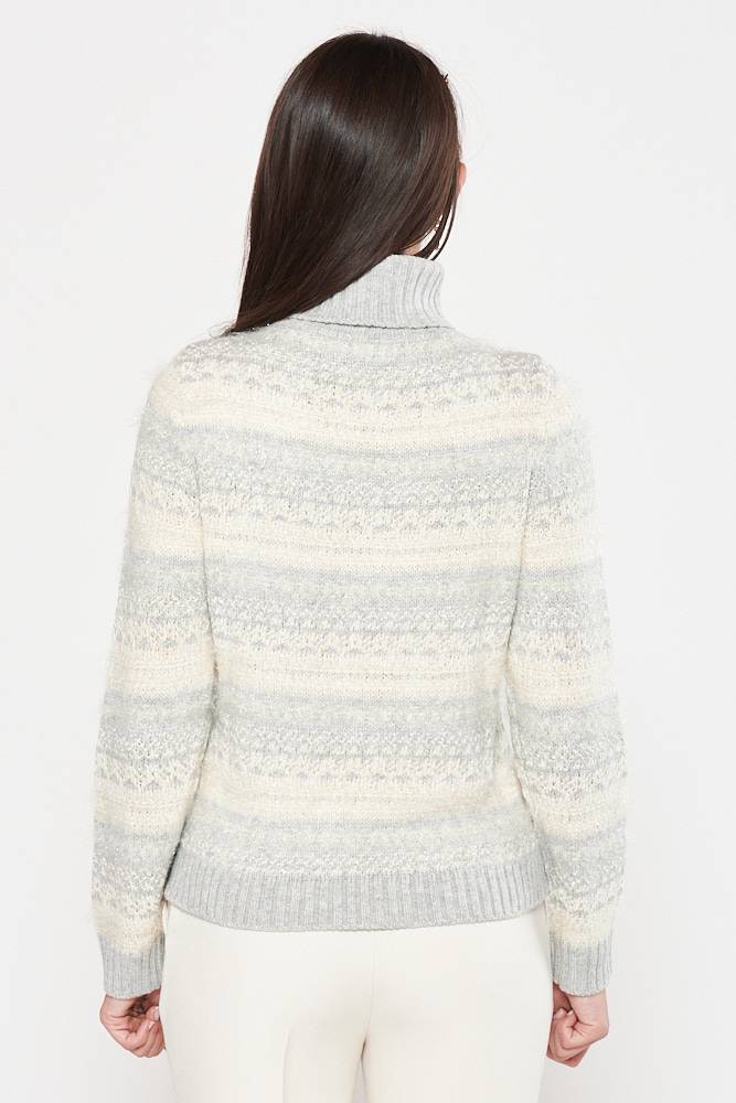 Rrocco Ragni Maglia jacquard a collo alto Vendita