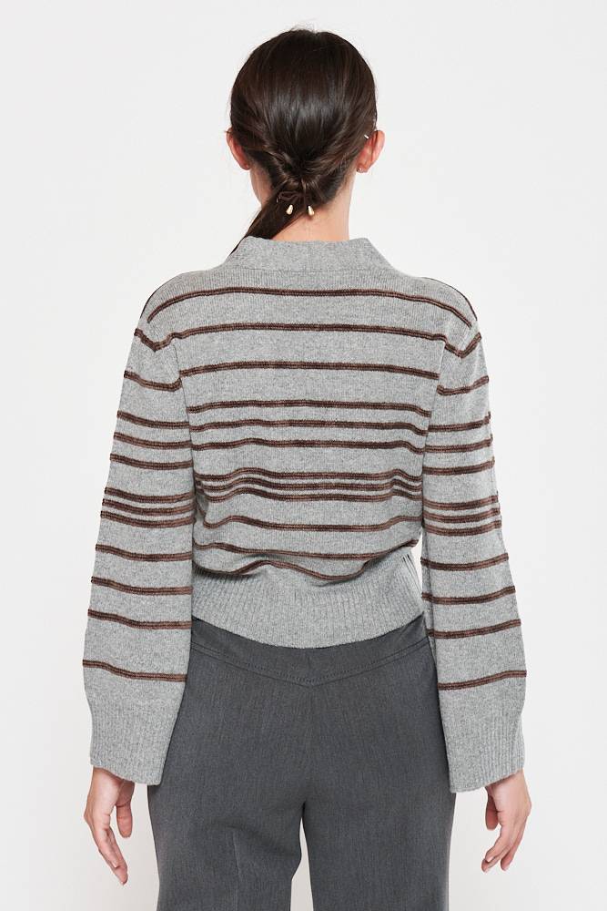 Rrocco Ragni Cardigan a righe Spedizione Gratuita