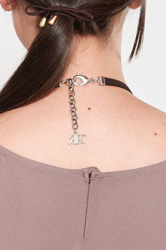 Rrocco Ragni Collana con cristalli e monile Consegna Veloce