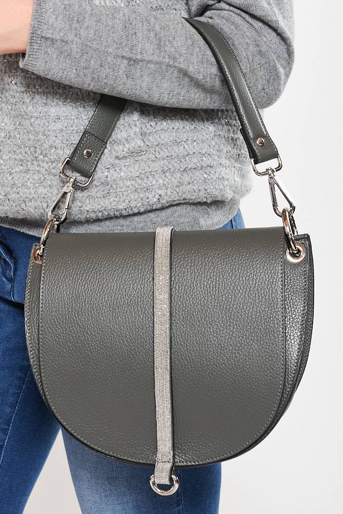 Rrocco Ragni Borsa in pelle con monile Fino Al -60%