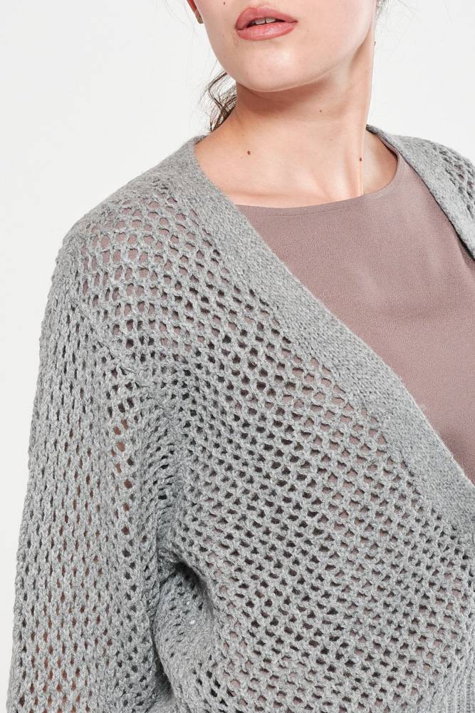 Rrocco Ragni Cardigan a rete Sottocosto