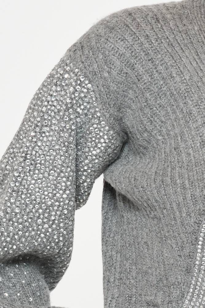 Rrocco Ragni Cardigan con cristalli Convenienza