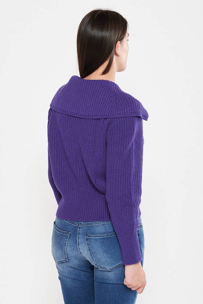 Rrocco Ragni Cardigan con maxi risvolto Outlet