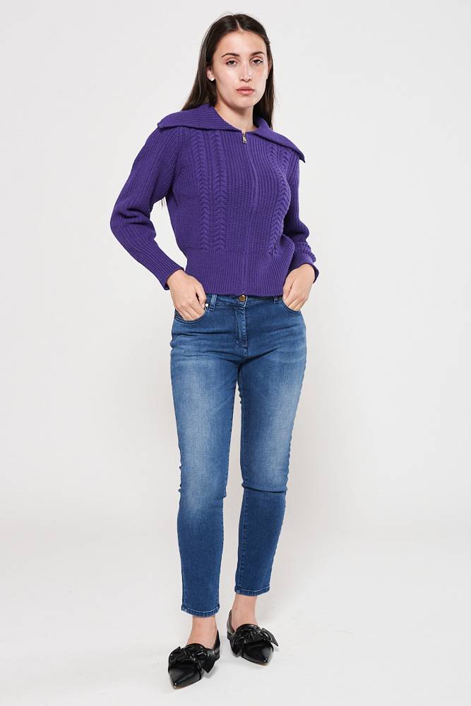 Rrocco Ragni Cardigan con maxi risvolto Outlet