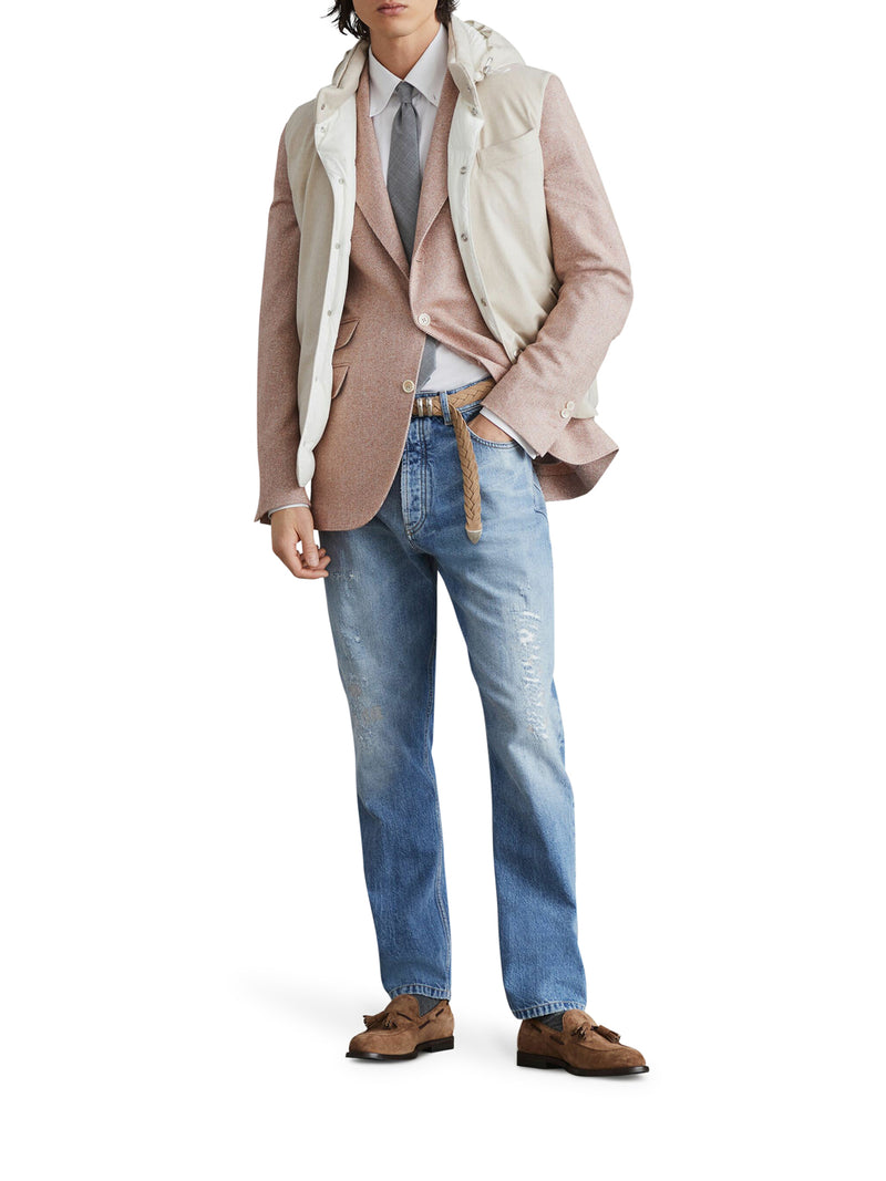 Suitnegozi Gilet imbottito con cappuccio Negozio